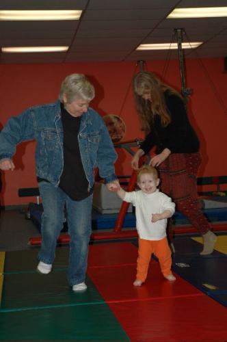 Arlene and Roswell, January 14, 2006, at the Little Gym in Seattle