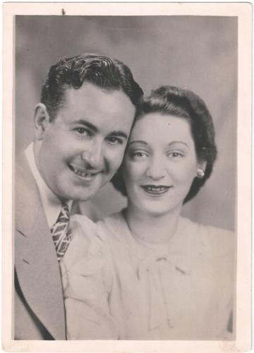 Blossom and Max in Youngstown, OH, July 1942