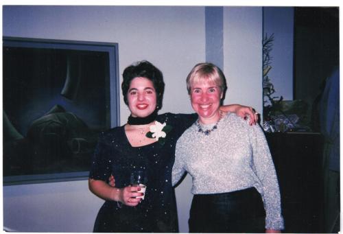 At Bonnie's art show