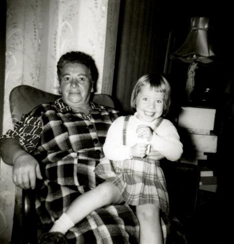 Arlene and her paternal grandmother.